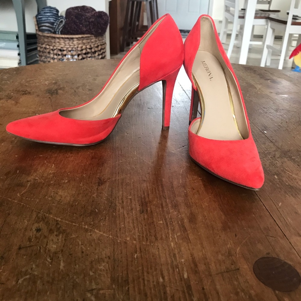 Coral merona pumps